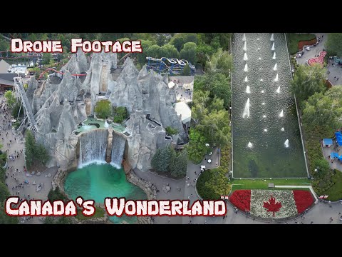 Video: Canada's Wonderland Drone Footage 4K View