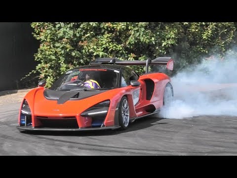 The best Supercar Drifts, Powerslides and Donuts - GoodWood 2019 DAY 3