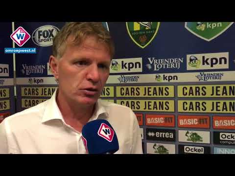Reactie Fons Groenendijk na ADO Den Haag - FC Utrecht