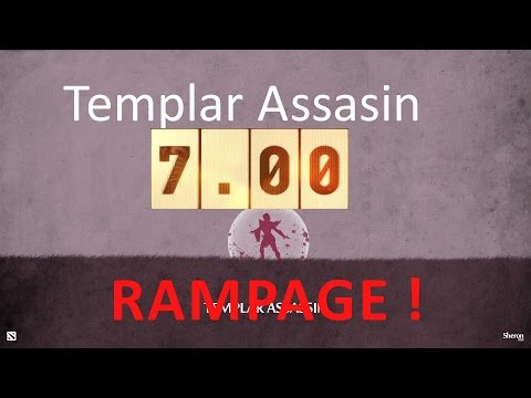 Templar Assassin Mid - RAMPAGE at [7.0] [ 6700 mmr Dota 2  Gameplay