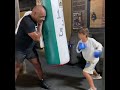 ARTURO GATTI SON TRAINING WITH MIKE TYSON