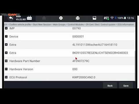 Effortlessly Diagnose & Clear Audi Codes: Central Electronics Control Module Mastery!