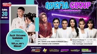 Download lagu 🔴LIVE ADEFIA GROUP || Wedding : Adi Abas Syahizinda dg Wulan Nilasari || 30.05.2026 || Season 2 mp3