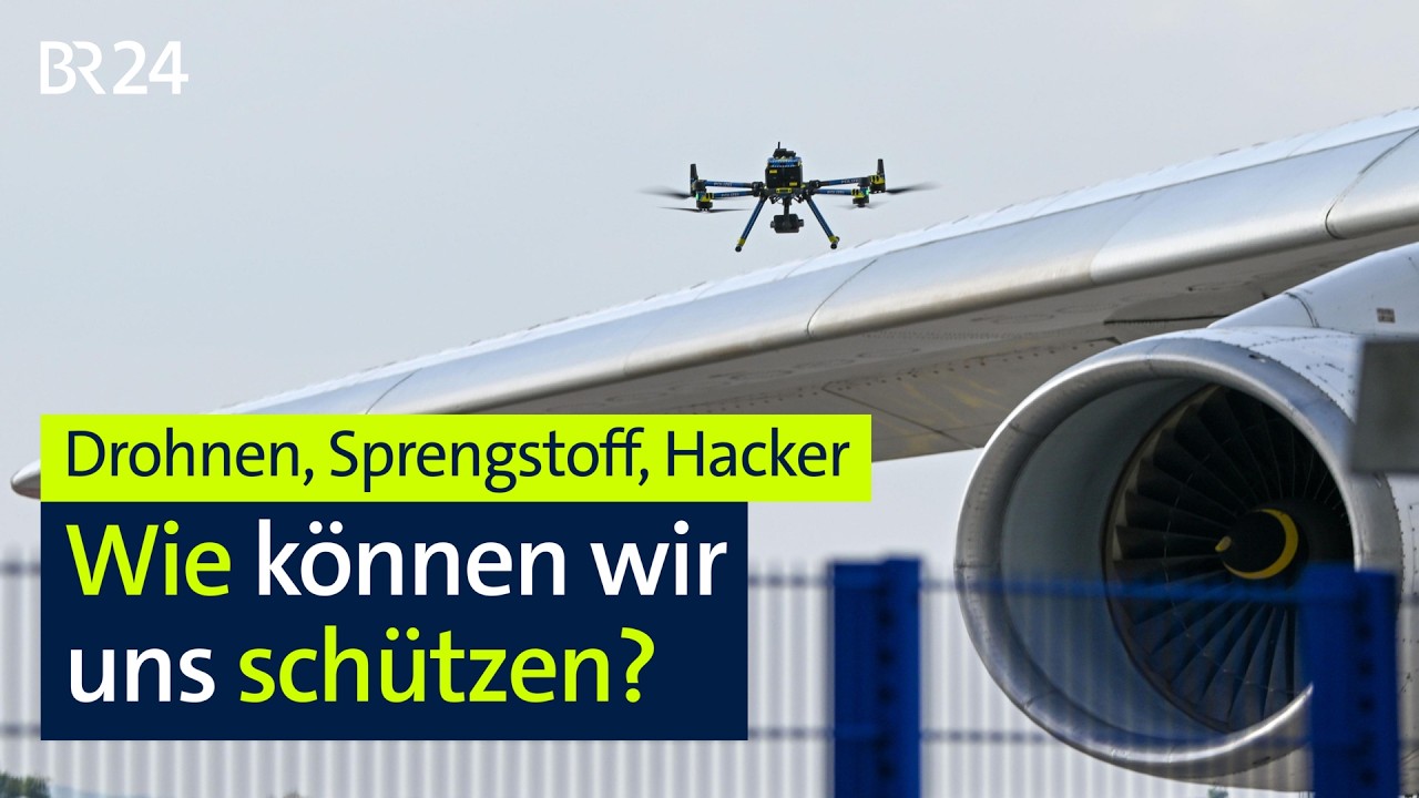 Drohnen, Sprengstoff, Hacker: Wie können wir uns schützen? | Münchner Runde | BR24live