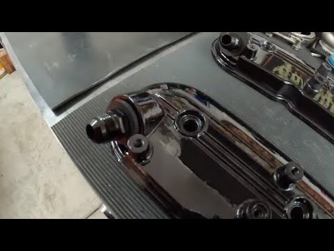 LS Valve Cover set up for Catch Can lines....