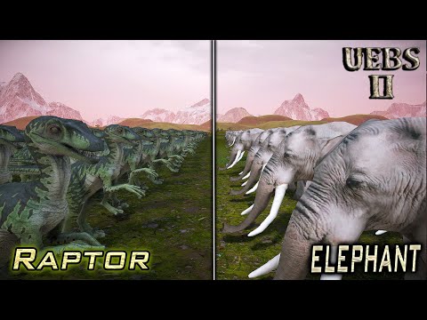 Velociraptors VS African Elephants | Ultimate Epic Battle Simulator 2