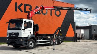MAN TGS 35.480 8x4*4 FASSI F275 / HYVALIFT 26 ton / L=6300 mm 353kW thumbnail