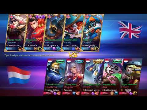 National Arena Contest Mobile Legends UK Vs Holland Round 2 03.24.2018 (UK Win)