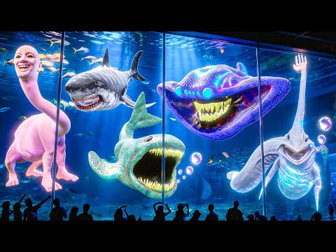 J’AI TROUVÉ TOUS Les MONSTRES MARINS DANS CET AQUARIUM !