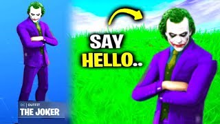 Say Hello To The Joker In Fortnite.. (Batman)