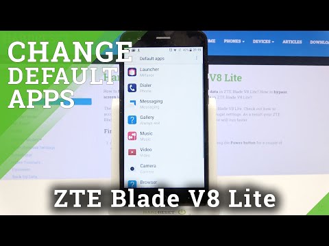 How to Change Default Apps in ZTE Blade V8 Lite – Customize Default Apps