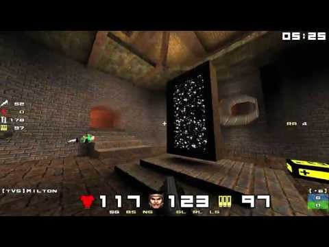 QuakeWorld Demos: Milton vs Rikoll [No Commentary] 1vs1 GrandFinal 1080p 1440p