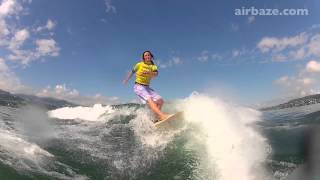 preview picture of video 'Wakesurf TV: Indecision, 180 into 540, reverses'