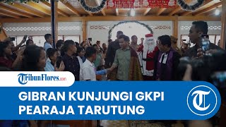 Kehangatan Natal di GKPI Pearaja: Gibran Ajak Jemaat Tarutung Doakan Saudara yang Tertimpa Musibah