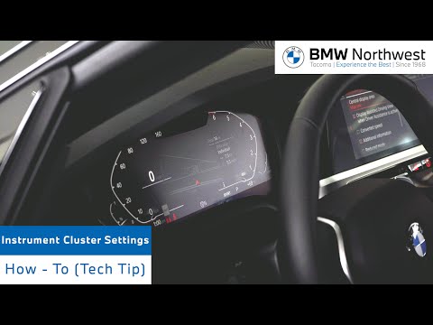 Changing the instrument cluster settings | BMW How - To | BMW Northwest