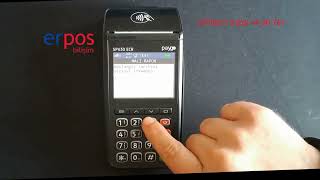 erpos Paygo SP630 ECR Aylık Mali Hafıza Raporu Alma İşlemleri