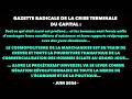 Francis Cousin : Gazette radicale de la crise terminale du Capital - Juin 2026