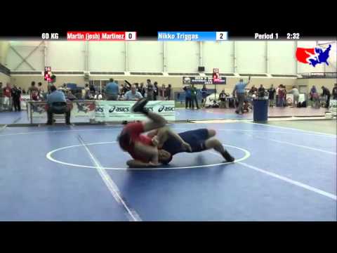 Martin (josh) Martinez vs. Nikko Triggas at 2013 ASICS University Nationals - GR