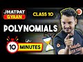 Class 10 Maths Chapter 2 Polynomials Concept In 10 Minutes CBSE 10 Maths 2025