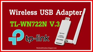 TP-LINK (TL-WN722N V.3.20) N150 High Gain Wireless USB Adapter