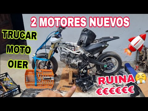 Reparar Pit Bike 190 y TRUCAR la 140 a Oier🚀 Montar 2 motores nuevos y muelles de válvulas duros👌