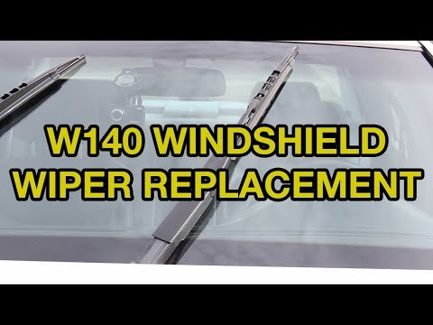 Mercedes-Benz W140 S Class Wiper Replacement