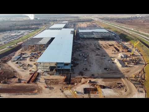 Where the Cyber truck is to be Built [Tesla Giga Factory Progress 3/4/21]