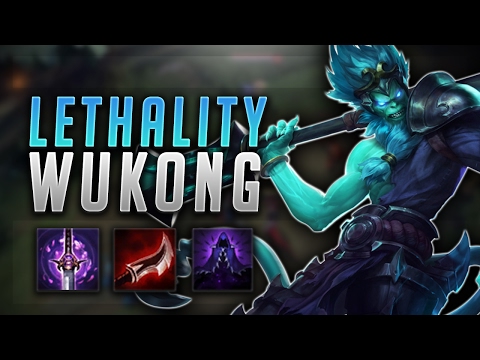 FULL LETHALITY WUKONG BROKEN! SO MUCH DAMAGE! - League of Legends Gameplay!