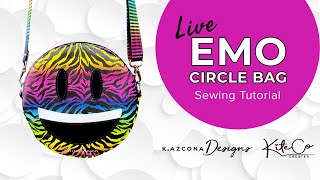 Emo Circle Bag Tutorial with K.Azcona Designs and KiteCo. Creates