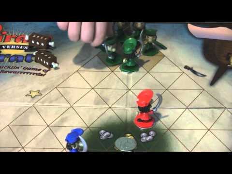 Pirate versus Pirate - A great 3-player family board game