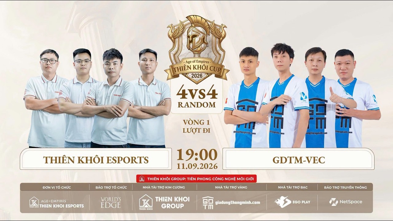GDTM VEC vs Thiên Khôi Esports: NGƯỢC DÒNG KINH ĐIỂN | Thiên Khôi Cup 2026
