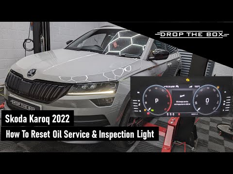 Skoda Karoq 2022 - How To Reset Oil Service & Inspection Light