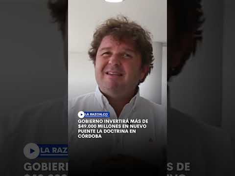 Gobierno invertirá más de $49.000 millones en nuevo puente La Doctrina en Córdoba