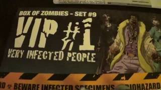 BOX OF ZOMBIES SET 9 VIP 1 VERY INFECTED PEOPLE SET 1