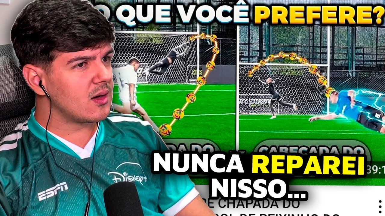VOCÊ PREFERE CHAPADA DO COUTINHO ou GOL DE PEIXINHO DO VAN PERSIE? - wardi REACT!