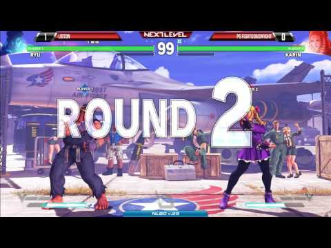 Street Fighter 5 Tournament: Next Level Battle Circuit V.25 - Liston (Ryu) v Coach Steve (Karin)