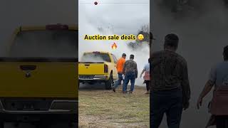Car fire at auction sale! #hooptie #carfire #carproblems #tksgarage405 #junkcars #buyabeater