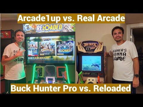 Arcade1up Buck Hunter Pro VS. Big Buck Hunter Reloaded Raw Thrills Real Arcade Comparison