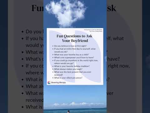 Fun Questions to Ask your Boyfriend