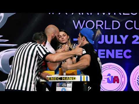 Senec hand Armwrestling world open championship 2021  Momo Abdolvand