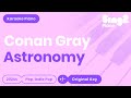 Conan Gray - Astronomy (Karaoke Piano)