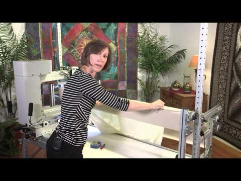 Innova Quilting Tutorial: Loading Your Quilt Back with Pins