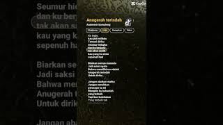 Download lagu lirik anugerah terindah | #plsmasukberanda mp3 Download lagu lirik anugerah terindah | #plsmasukberanda mp3