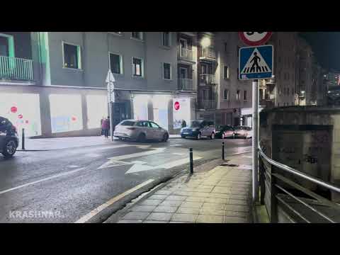 Walking in Eibar, Spain - From the Neighborhood to the City Center.