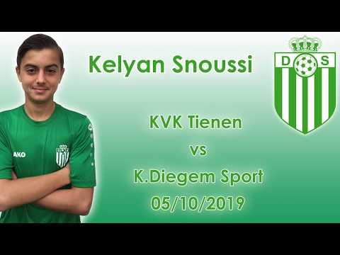 Kelyan Snoussi U15ipr - K Diegem Sport vs KVK Tienen (05-10-2019)