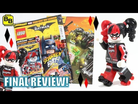 THE FINAL ISSUE! LEGO HARLEY QUINN MAGAZINE REVIEW ISSUE 4! Video