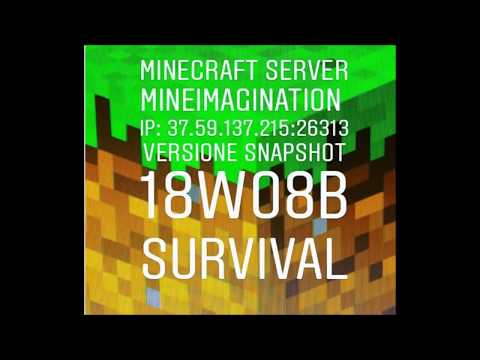 Server Minecraft ITA Snapshot 18w08b acquatic update + SOLUZIONE BUG DEL CRASH LAUNCHER