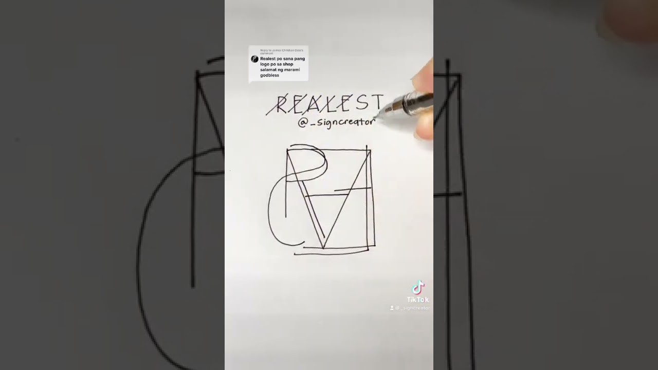 Monogram Logo for Realest | @_signcreator