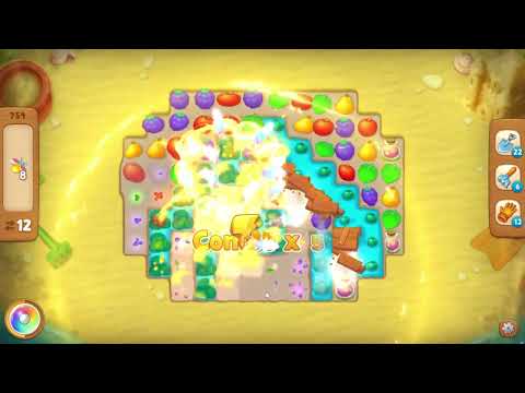 Gardenscapes 754 Level - 28 moves - NO BooSTERS