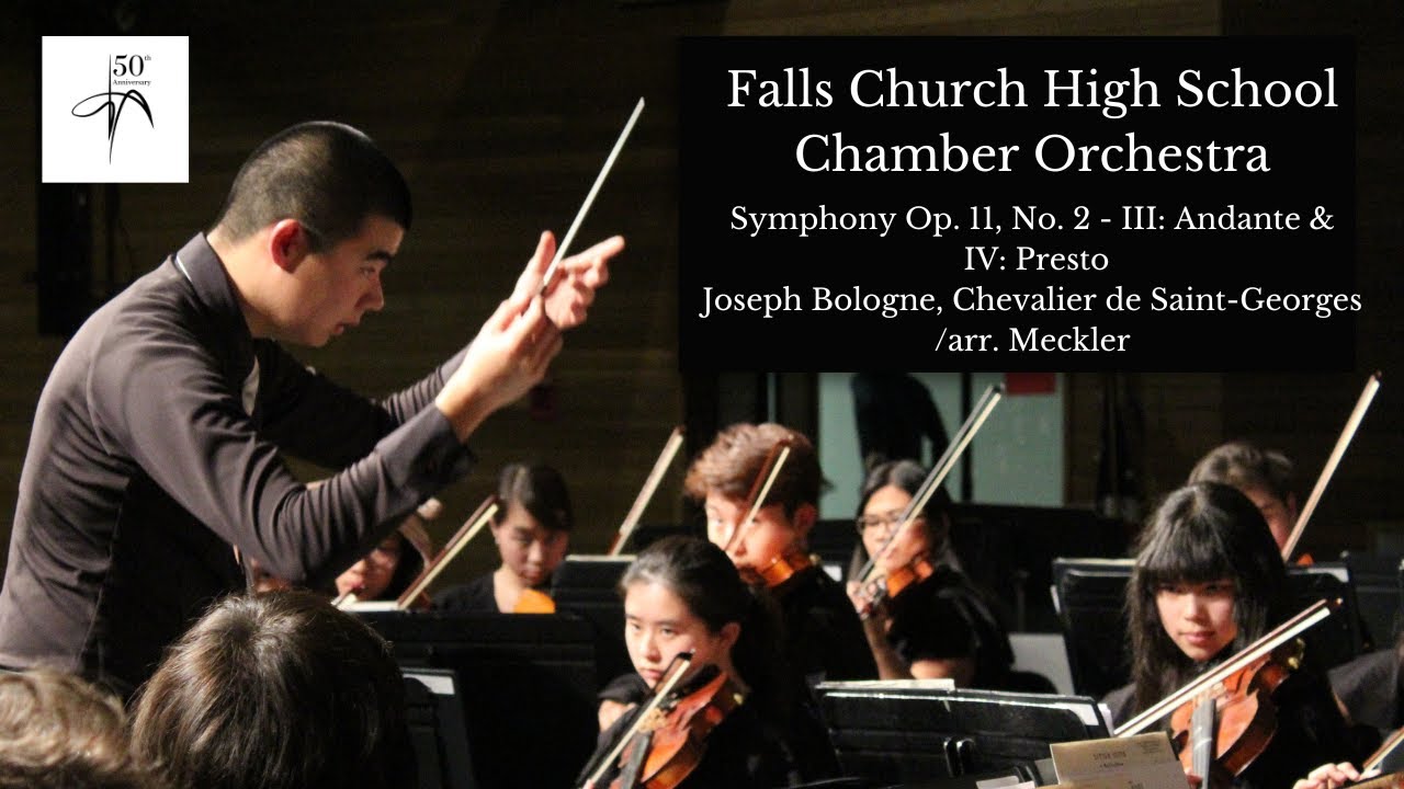 Symphony Op. 11, No. 2 - II: Andante & III: Presto (Joseph Bologne/arr. Meckler)